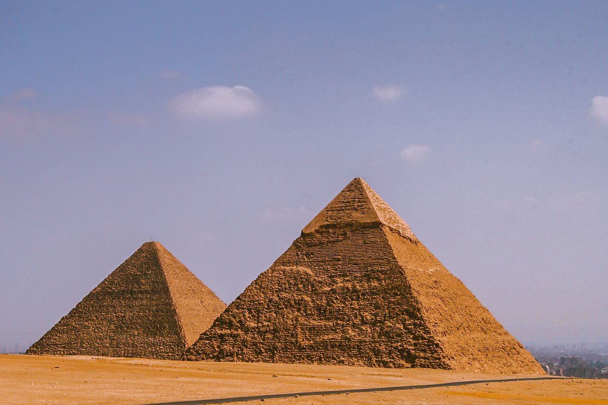 Pyramid and Felucca
